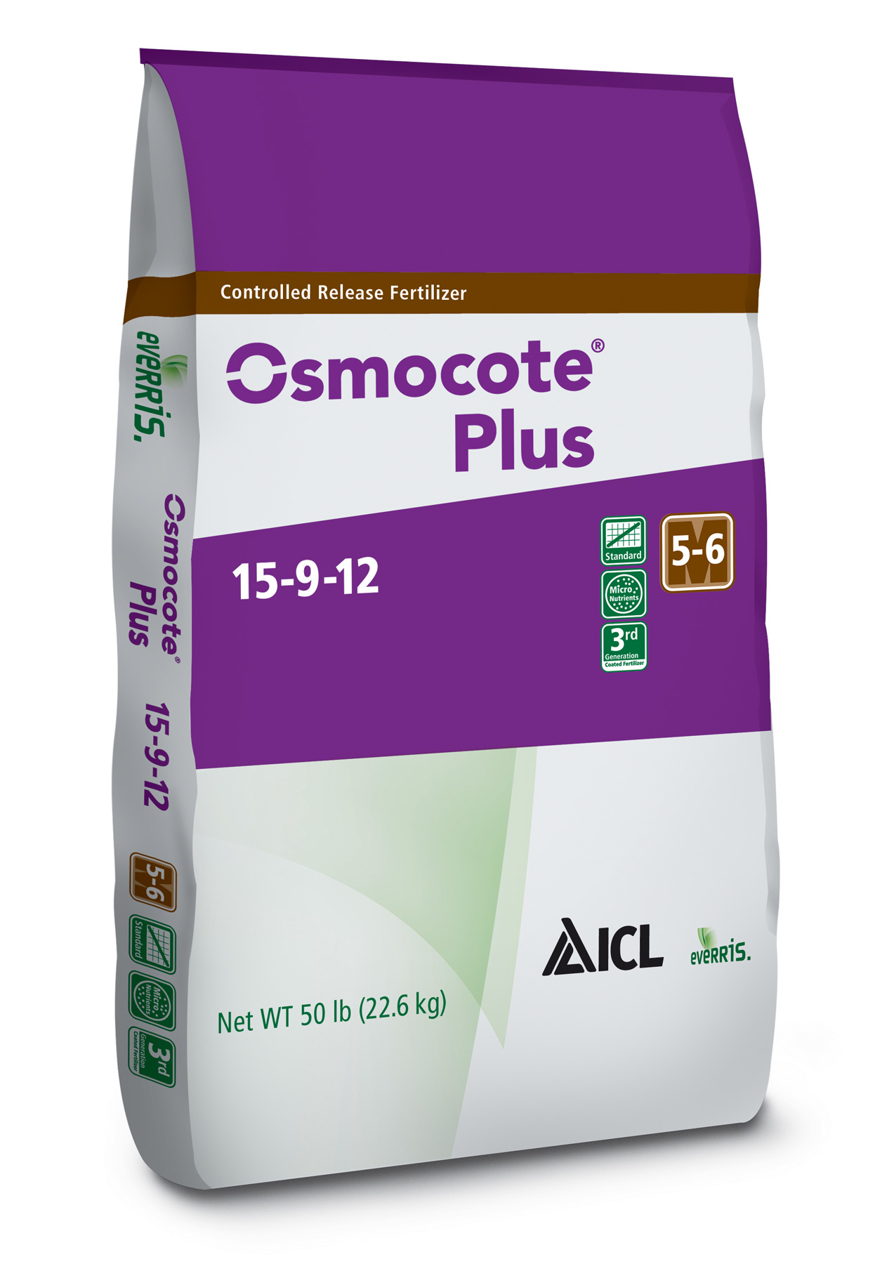 Osmocote® Plus 15-9-12 5-6M 50 lb Bag - Controlled Release CRF